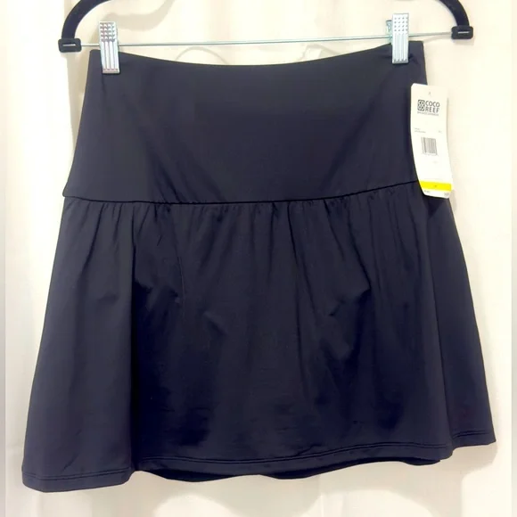 Coco Reef - Soar Ultra-High Black Swim Skort/Tummy Control.     Medium       NWT - Picture 3 of 9